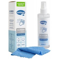 Addison 300870 Ekran Temizleyici Sprey 200ML + Mikrofiber Bez