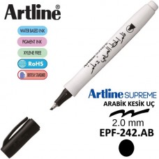 Artline EPF-242AB Siyah ~2.0 Supreme Calligraphy Kalemi Arabik Kesik Uç Artline EPF-242AB Siyah ~2.0 Supreme Calligraphy Kalemi Arabik Kesik Uç