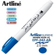 Artline EPF-242AB Mavi ~2.0 Supreme Calligraphy Kalemi Arabik Kesik Uç Artline EPF-242AB Mavi ~2.0 Supreme Calligraphy Kalemi Arabik Kesik Uç