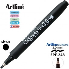 Artline EPF-243 Siyah ~3.0 Supreme Calligraphy Kalemi