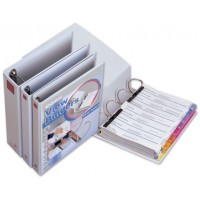 COMIX A0230 Beyaz 4 Halkalı D Mekanizmalı Klasör 50 mm A4