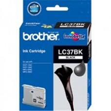 Brother LC-37BK Siyah Orijinal Kartuş 350 Sayfa, DCP-135C,DCP-150C,MFC-235C,MFC-260C