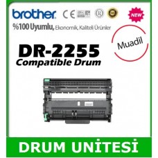 Brother DR-2255 Siyah MUADİL Drum Ünitesi 12000 Sayfa, DCP-7055,7060D,7065DN, HL-2240,HL-2250DN,HL-2270DW,2130, 2240, 2250DN,2270DW,2130,MFC-2360, 7470D,7860DN,7860DW,7360