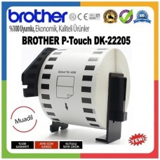 Brother P-Touch DK-22205 MUADİL DK Etiket Sürekli 62mmX30.48M