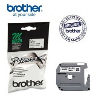 Brother P-Touch M-K221 Orijinal M-TAPE 9 MM Beyaz Üzerine Siyah Etiket