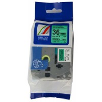 Brother P-Touch TZE-761 Orijinal TZE-TAPE 36 MM Yeşil üzerine Siyah Standart Laminasyonlu Etiket