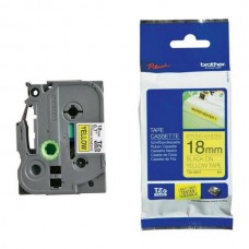 Brother P-Touch TZE-S641 TZE-TAPE 18 MM Sarı üzerine Siyah Güçlü Laminasyonlu Etiket Brother P-Touch TZE-S641 TZE-TAPE 18 MM Sarı üzerine Siyah Güçlü Laminasyonlu Etiket