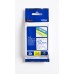 Brother P-Touch TZE-133 Orijinal TZE-TAPE 12 MM Şeffaf üzerine Mavi Standart Laminasyonlu Etiket