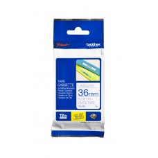 Brother P-Touch TZE-263 TZE-TAPE 36 MM Beyaz üzerine Mavi Standart Laminasyonlu Etiket Brother P-Touch TZE-263 TZE-TAPE 36 MM Beyaz üzerine Mavi Standart Laminasyonlu Etiket