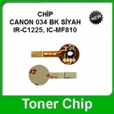 Canon 034 BK Siyah Toner CHİP 12000 Sayfa, IR-C1225, IC-MF810