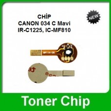 Canon 034 C Mavi Toner CHİP 7300 Sayfa, IR-C1225, IC-MF810