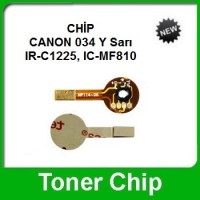 Canon 034 Y Sarı Toner CHİP 7300 Sayfa, IR-C1225, IC-MF810