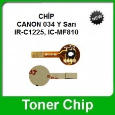 Canon 034 Y Sarı Toner CHİP 7300 Sayfa, IR-C1225, IC-MF810