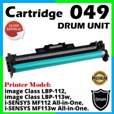 Canon CRG-049 Siyah Premium Muadil Drum Ünitesi 12000 Sayfa 2165C001AA