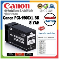Canon PGI-1500XL BK Siyah MUADİL Mürekkep Kartuş (34.7 ml.) / MAXIFY MB2050, MB2150, MB2155, MB2350, MB2750, MB2755 