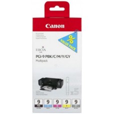 Canon PGI-9 MBK/PC/PM/R/G Multi Pack Mürekkep Kartuşları (1033B011)