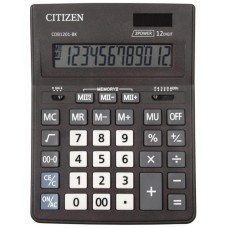 CITIZEN CDB1201-BK Büyük Hesap Makinesi 12 Hane 