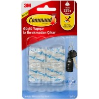 Command™ 17006CLR Mini Şeffaf Askı - Yeni Ürün