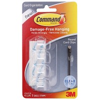 Command™ 17017CLR Şeffaf Kablo Düzenleyici 