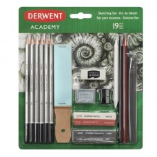 Derwent 2300365 Academy Çizim ve Yazma Seti, 19'lu, Blisterli