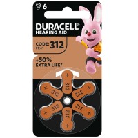 Duracell 312 İşitme Cihazı Pili 6'Lı Paket 
