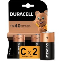 Duracell LR14 Alkalin (C) Orta Boy Pil 1.5V 2'Li Duracell LR14 Alkalin (C) Orta Boy Pil 1.5V 2'Li