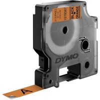 DYMO 1978367 Kalıcı D1 Yedek Şerit, (12 mm x 3 mt), Turuncu/Siyah