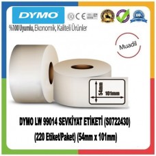 DYMO S0722430 MUADİL LW Sevkiyat Etiketi, 220 Etiket/Paket, 101x54mm (99014)
