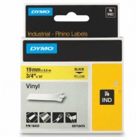 DYMO 18433 RhinoPRO Renkli Vinil Şerit 19mmx5,5m Sarı/Siyah DYMO 18433 RhinoPRO Renkli Vinil Şerit 19mmx5,5m Sarı/Siyah