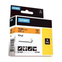 DYMO 18435 RhinoPRO Renkli Vinil Şerit 12mmx5,5m Turuncu/Siyah DYMO 18435 RhinoPRO Renkli Vinil Şerit 12mmx5,5m Turuncu/Siyah