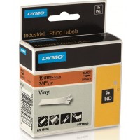 DYMO 18436 RhinoPRO Renkli Vinil Şerit 19 mmx5.5m Turuncu/Siyah DYMO 18436 RhinoPRO Renkli Vinil Şerit 19 mmx5.5m Turuncu/Siyah
