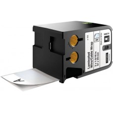 DYMO 1868711 XTL Lamine Tel / Kablo Etiketi 51x39mm Beyaz/Siyah 100 Adet