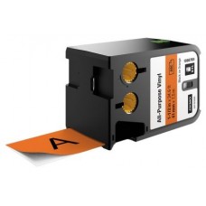DYMO 1868769 XTL Çok Amaçlı Vinil Etiket 41mmx7m Turuncu/Siyah