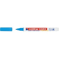 Edding 4085 Cam Sıvı Tebeşir Markörü ~1-2 mm Yuvarlak Uçlu Açık Mavi Edding 4085 Cam Sıvı Tebeşir Markörü ~1-2 mm Yuvarlak Uçlu Açık Mavi