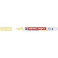 Edding 4085 Cam Sıvı Tebeşir Markörü ~1-2 mm Yuvarlak Uçlu Pastel Sarı Edding 4085 Cam Sıvı Tebeşir Markörü ~1-2 mm Yuvarlak Uçlu Pastel Sarı