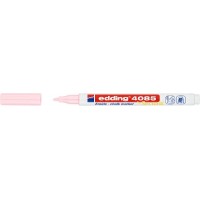 Edding 4085 Cam Sıvı Tebeşir Markörü ~1-2 mm Yuvarlak Uçlu Pastel Pembe Edding 4085 Cam Sıvı Tebeşir Markörü ~1-2 mm Yuvarlak Uçlu Pastel Pembe