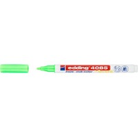 Edding 4085 Cam Sıvı Tebeşir Markörü ~1-2 mm Yuvarlak Uçlu Fosforlu Yeşil Edding 4085 Cam Sıvı Tebeşir Markörü ~1-2 mm Yuvarlak Uçlu Fosforlu Yeşil