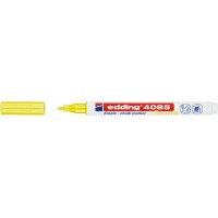 Edding 4085 Cam Sıvı Tebeşir Markörü ~1-2 mm Yuvarlak Uçlu Fosforlu Sarı Edding 4085 Cam Sıvı Tebeşir Markörü ~1-2 mm Yuvarlak Uçlu Fosforlu Sarı