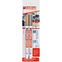 Edding 4085 Cam Sıvı Tebeşir Markörü ~1-2 mm Yuvarlak Uçlu 2'Li Blister Altın - Gümüş Edding 4085 Cam Sıvı Tebeşir Markörü ~1-2 mm Yuvarlak Uçlu 2'Li Blister Altın - Gümüş