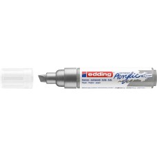 Edding 5000 Akrilik Kalın Kesik Uçlu ~5-10mm Markör Gümüş