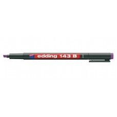 Edding 143 B Asetat Kalemi 3 mm Kesik Uçlu Mor Edding 143 B Asetat Kalemi 3 mm Kesik Uçlu Mor
