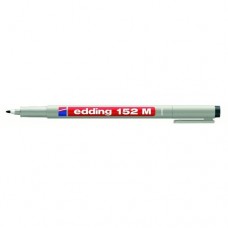 Edding 152 M Asetat Kalemi 1,0 mm Yuvarlak Uçlu Silinebilir Siyah