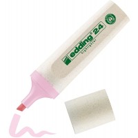 Edding 24-138 EcoLine Pastel Pembe Fosforlu Kalem ~1,5-3 mm Kesik Uç