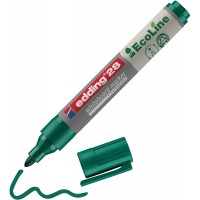 Edding 28-004 Ecoline Beyaz Yazı Tahtası ~1,5-3 mm Yuvarlak Uçlu Kalemi Yeşil