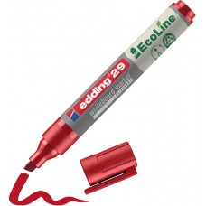 Edding 29-002 Ecoline Beyaz Yazı Tahtası ~1-5 mm Kesik Uçlu Kalemi Kırmızı Edding 29-002 Ecoline Beyaz Yazı Tahtası ~1-5 mm Kesik Uçlu Kalemi Kırmızı