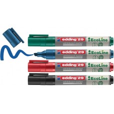Edding 29-K499 Ecoline Beyaz Yazı Tahtası ~1-5 mm Kesik Uçlu Kalemi Asorti 4'Lü Set Edding 29-K499 Ecoline Beyaz Yazı Tahtası ~1-5 mm Kesik Uçlu Kalemi Asorti 4'Lü Set