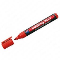 Edding 300 Permanent Markör ~1,5-3 mm Yuvarlak Uçlu Kalem Kırmızı