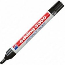 Edding 3300 Permanent Markör ~1-5 mm Kesik Uçlu Kalem Siyah