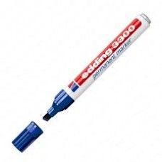 Edding 3300 Permanent Markör ~1-5 mm Kesik Uçlu Kalem Mavi