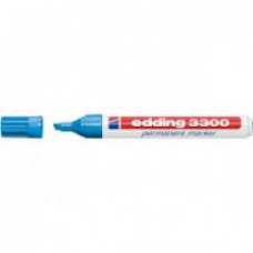 Edding 3300 Permanent Markör ~1-5 mm Kesik Uçlu Kalem Açık Mavi